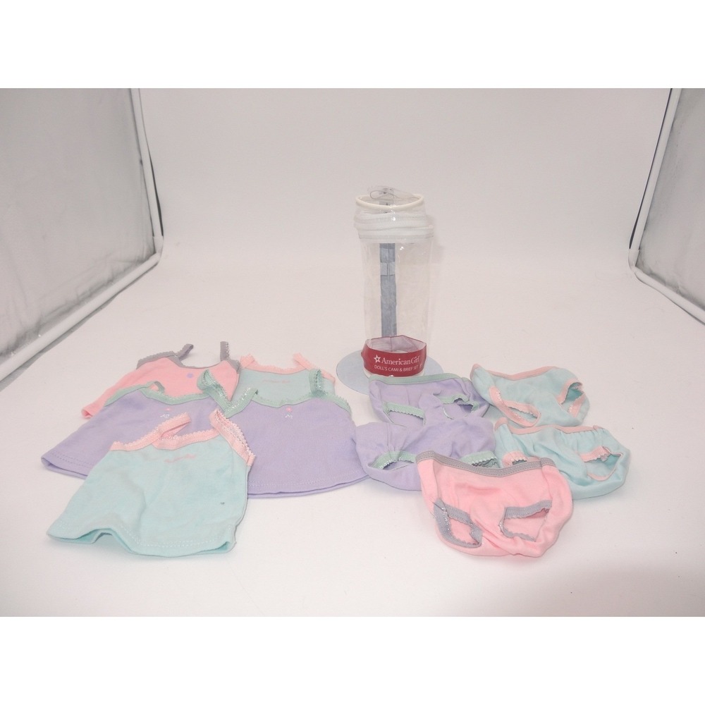 American Girl Doll Tank & Brief Underwear Cami Camisole Set 10pc 18" Clothing